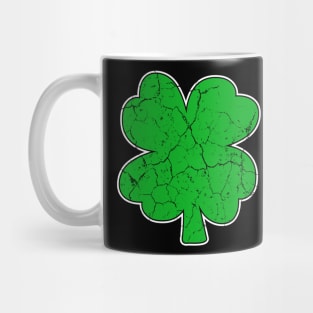 Distressed Shamrock Shirt St Patricks Day Mug